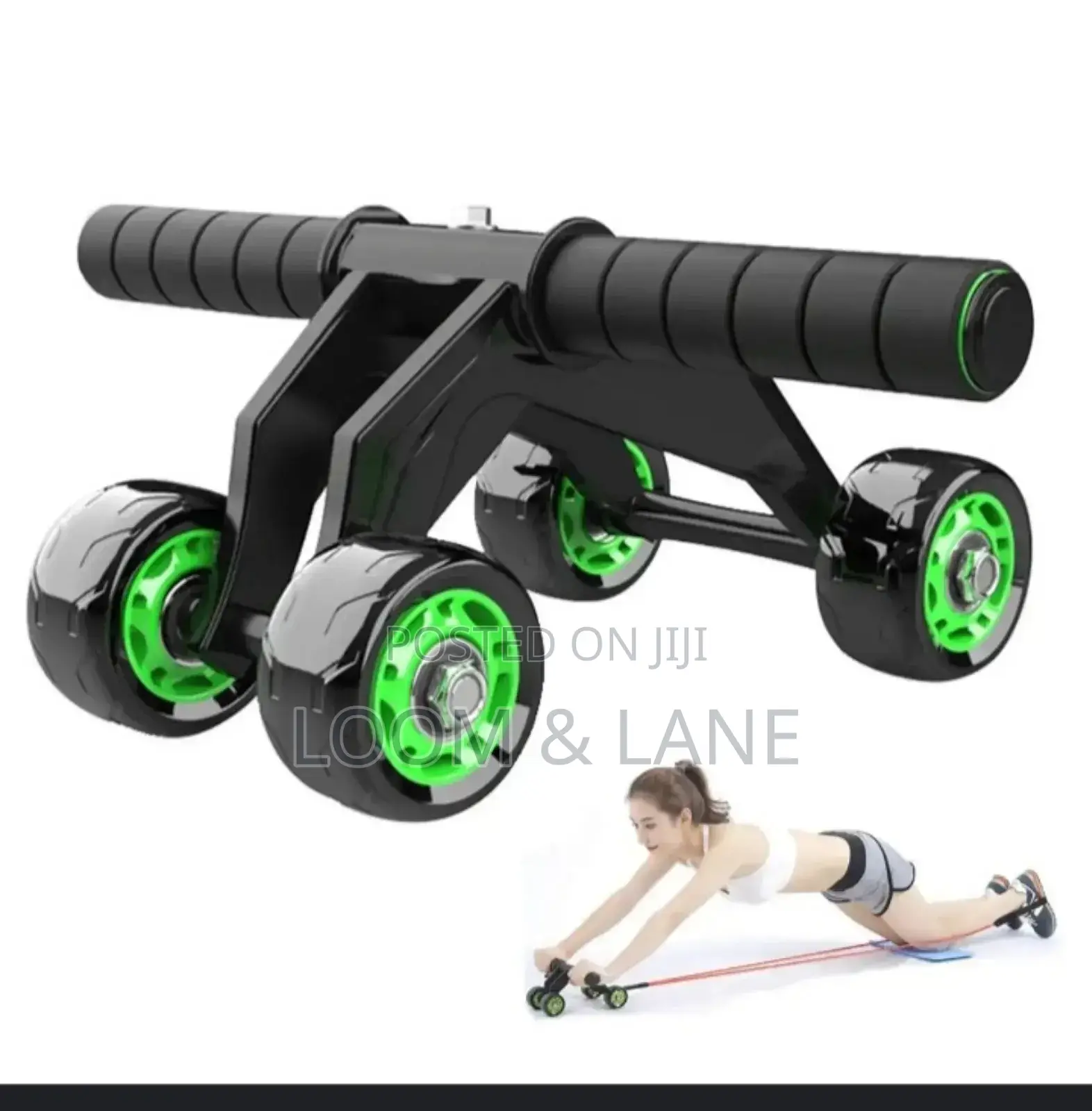 Boldhigh 4-Wheel Fitness Roller