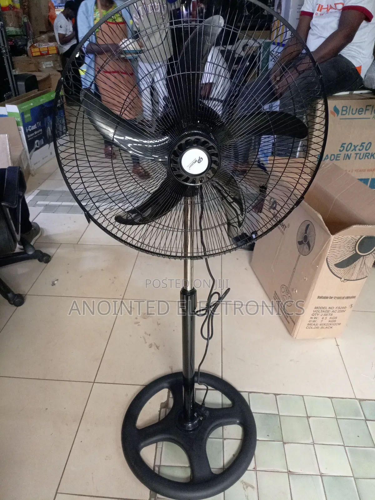 Dp Stand Fans Black