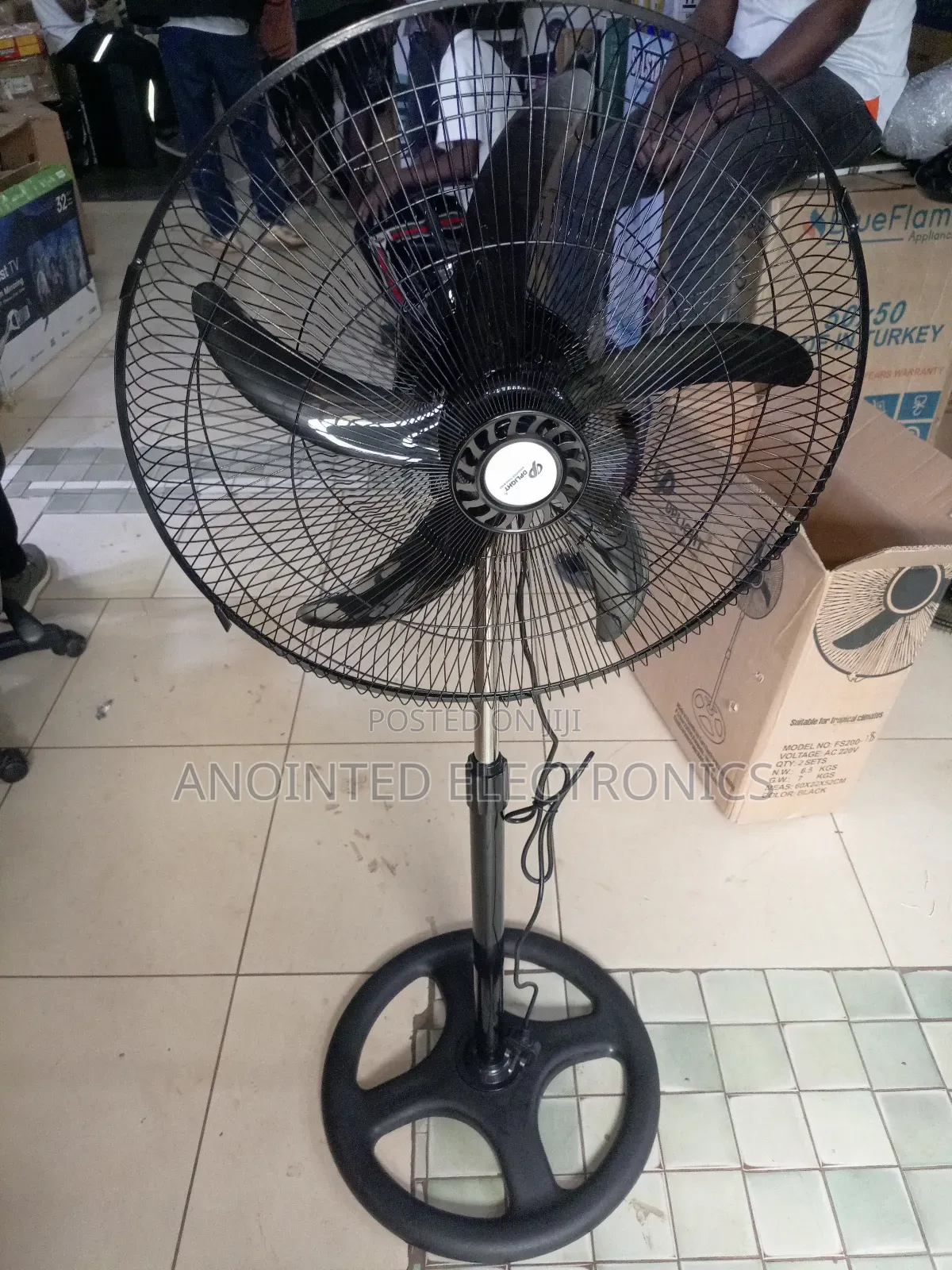 Dp Stand Fans Black