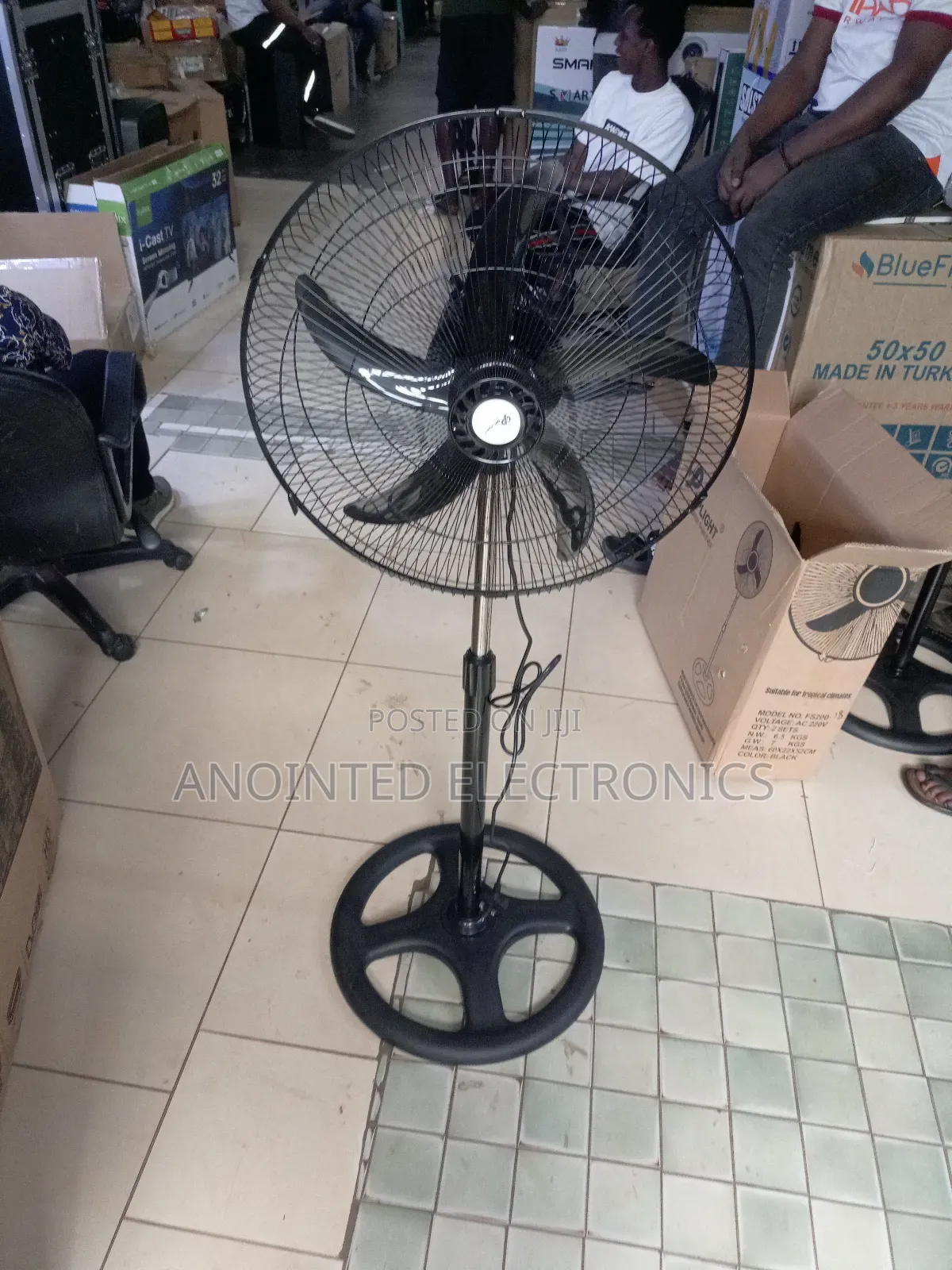 Dp Stand Fans Black
