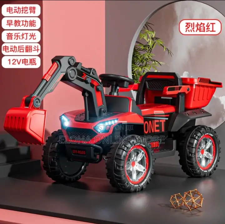 Kids Electric Toy Car Excavator