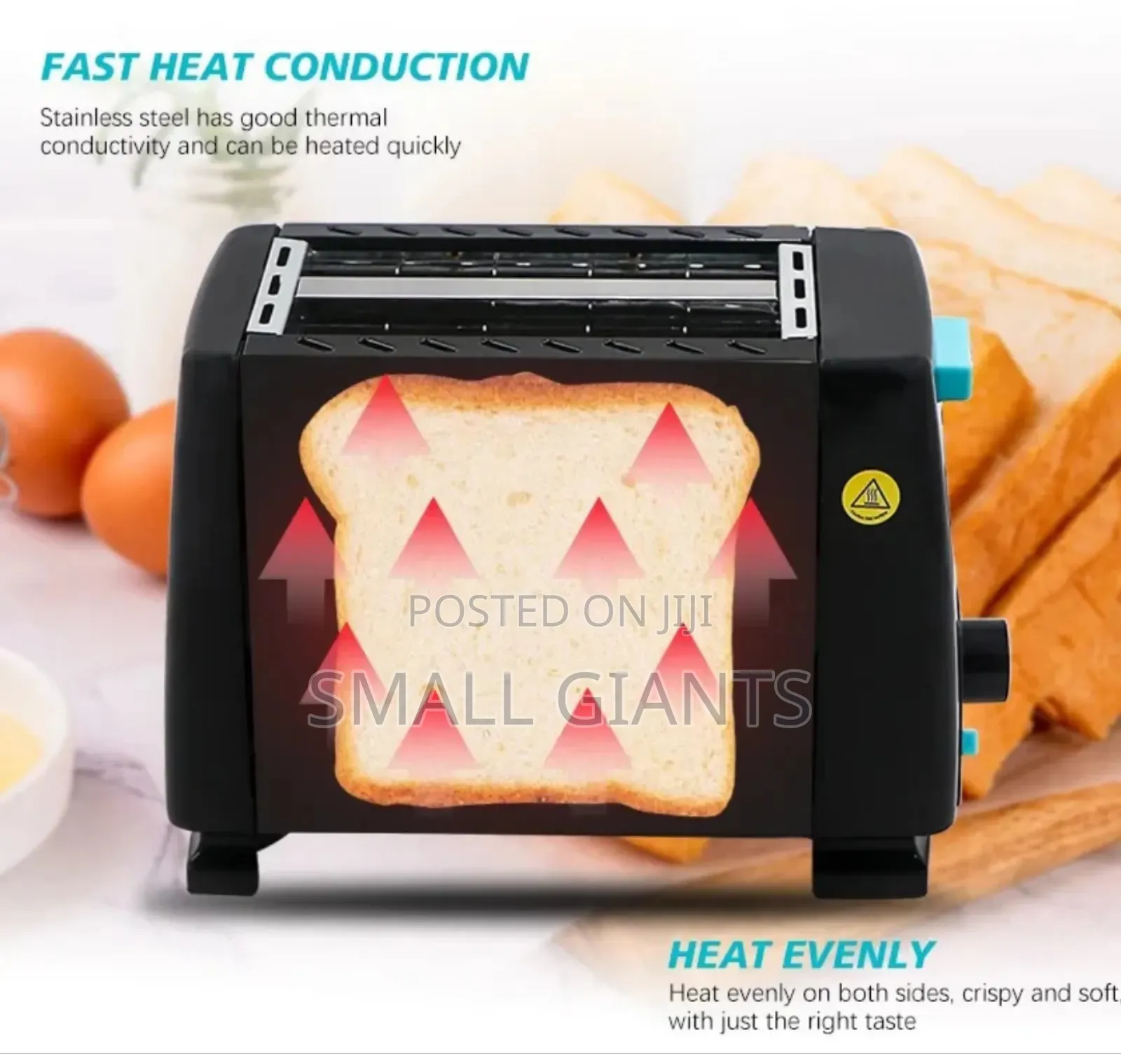 RAF Electronic Toaster Bread Maker Machine