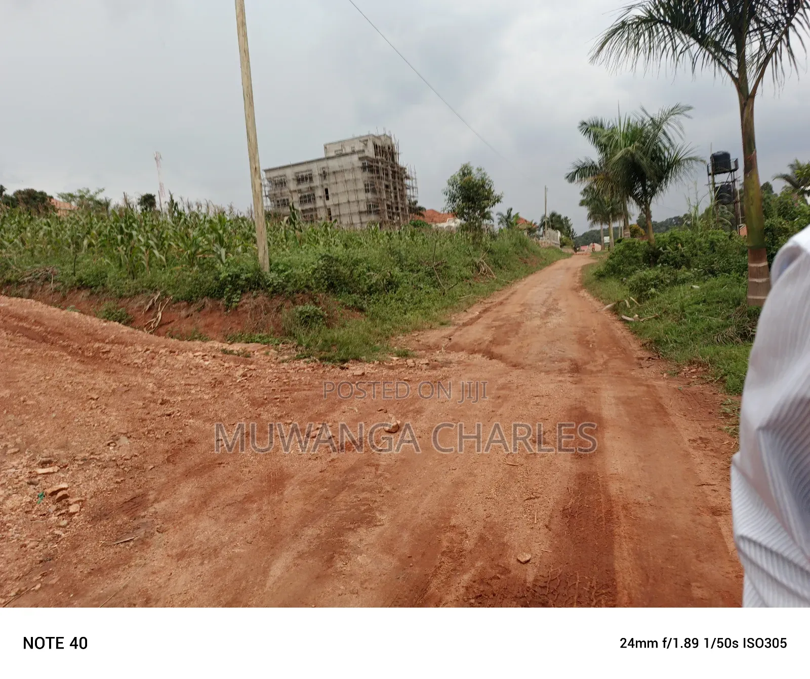 100by100ft Plot for Sale in Nangabo