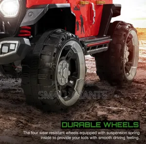 Rechargeable Ride-on Jeep for Kids With Colorful Led Lights