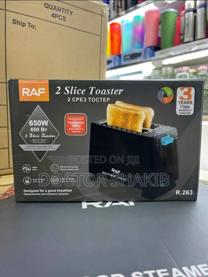 New Raf 2 Slice Toaster