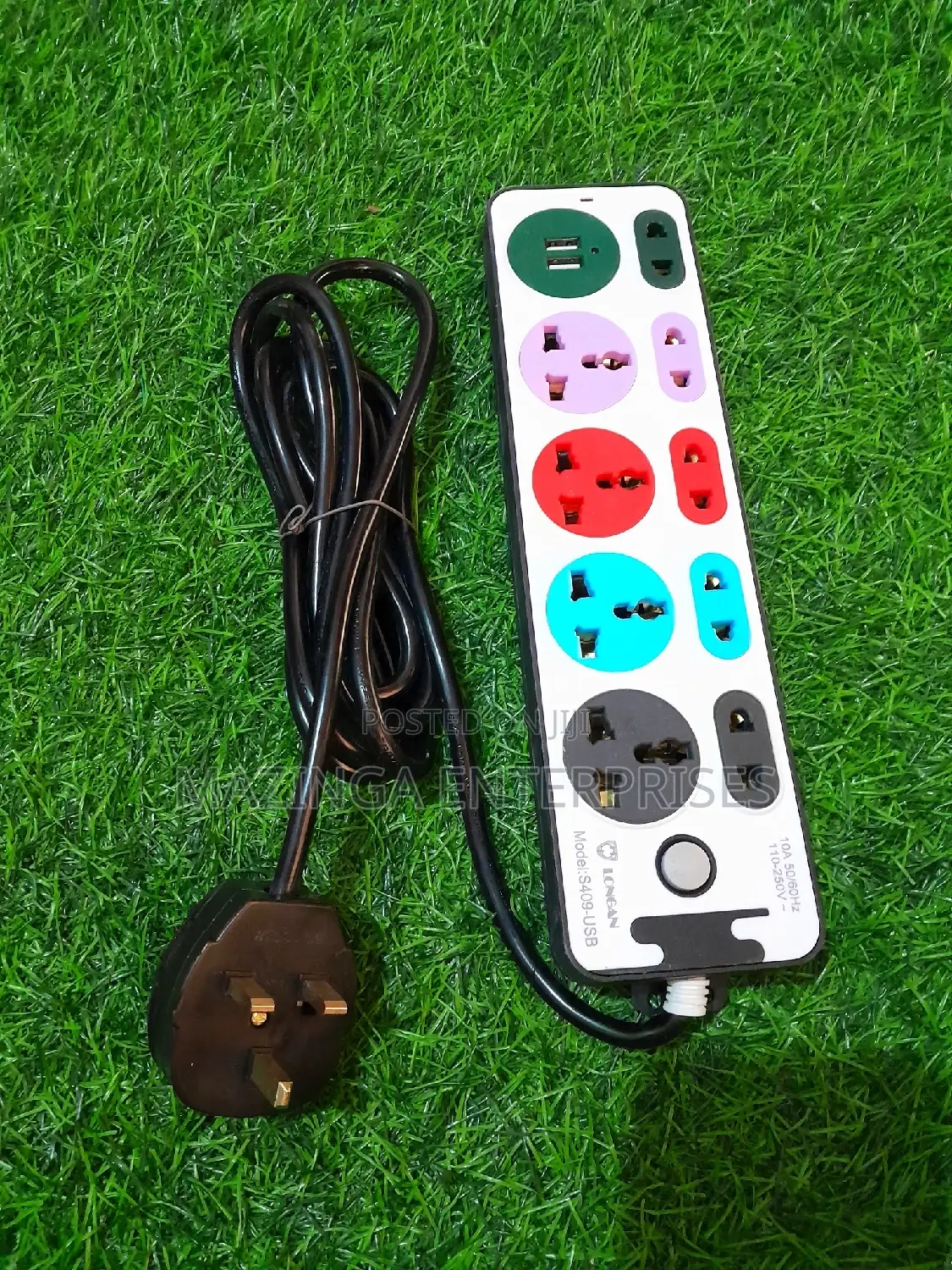 3mt Longan Hevyduty Extension Cable WTH USB 8supply Ports