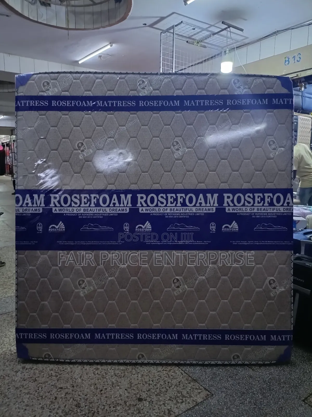 Rosefoam Mattresses High Density 6x6x6 Inches