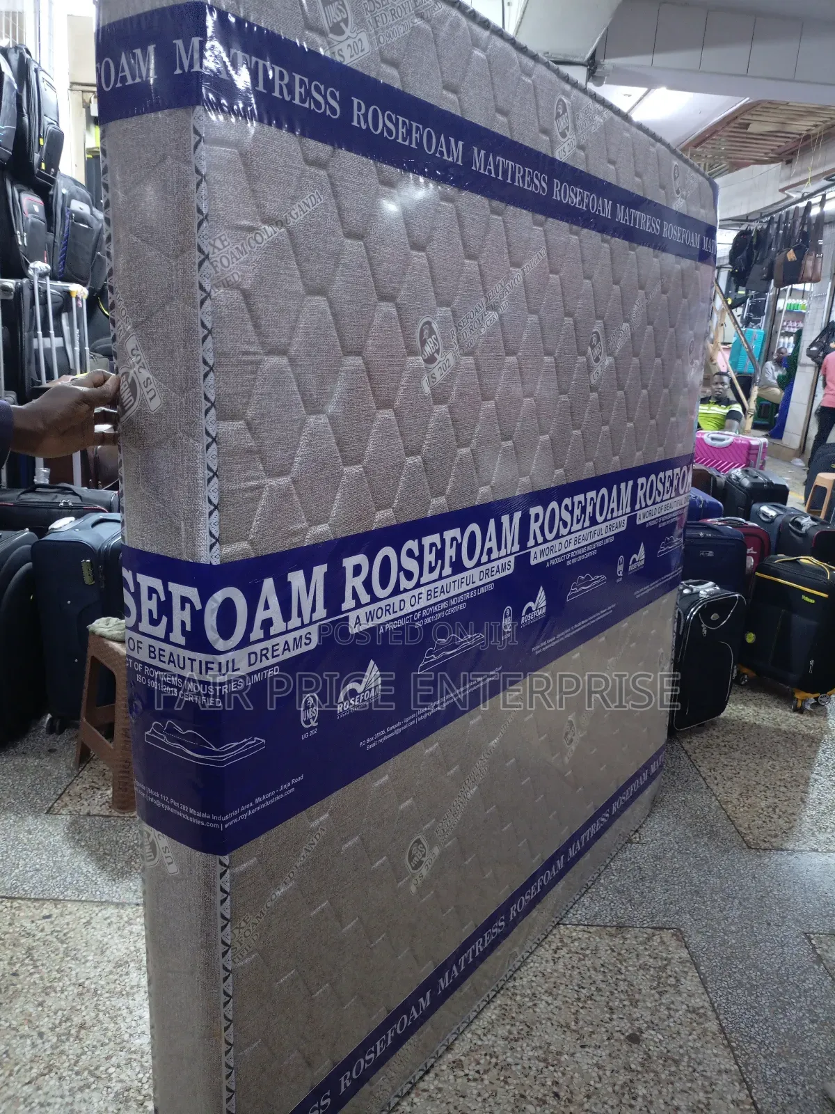 Mattresses Rosefoam High Density 6x6x6 Inches