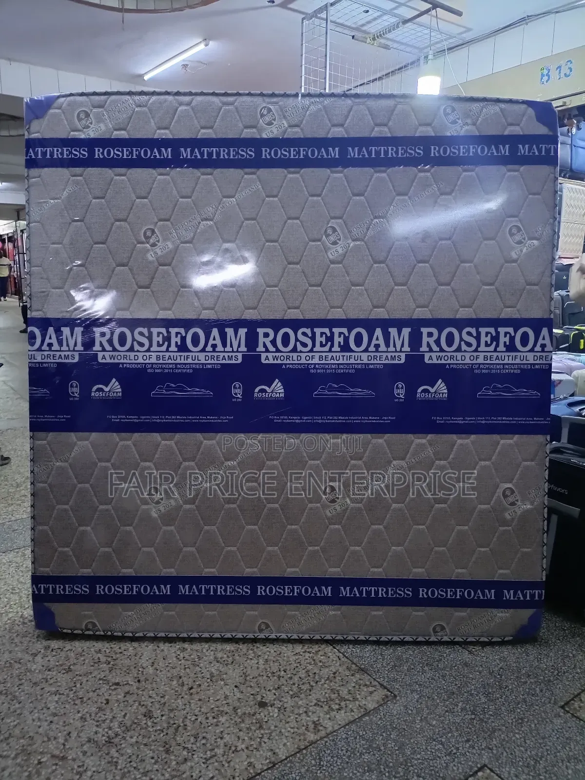 Mattresses Rosefoam High Density 6x6x6 Inches