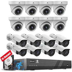 Photo - 16 Channel Color Vu CCTV Camera Full Kit Jacknon