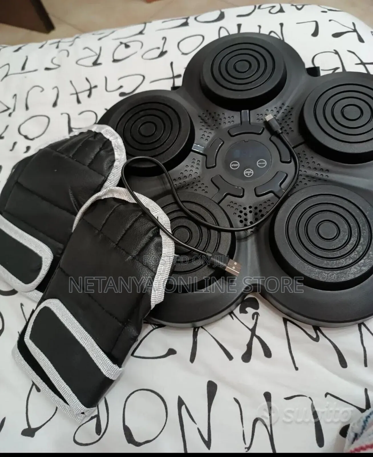 Smart Boxing Pad With Inbuilt Bluetooth Speaker and Gloves
