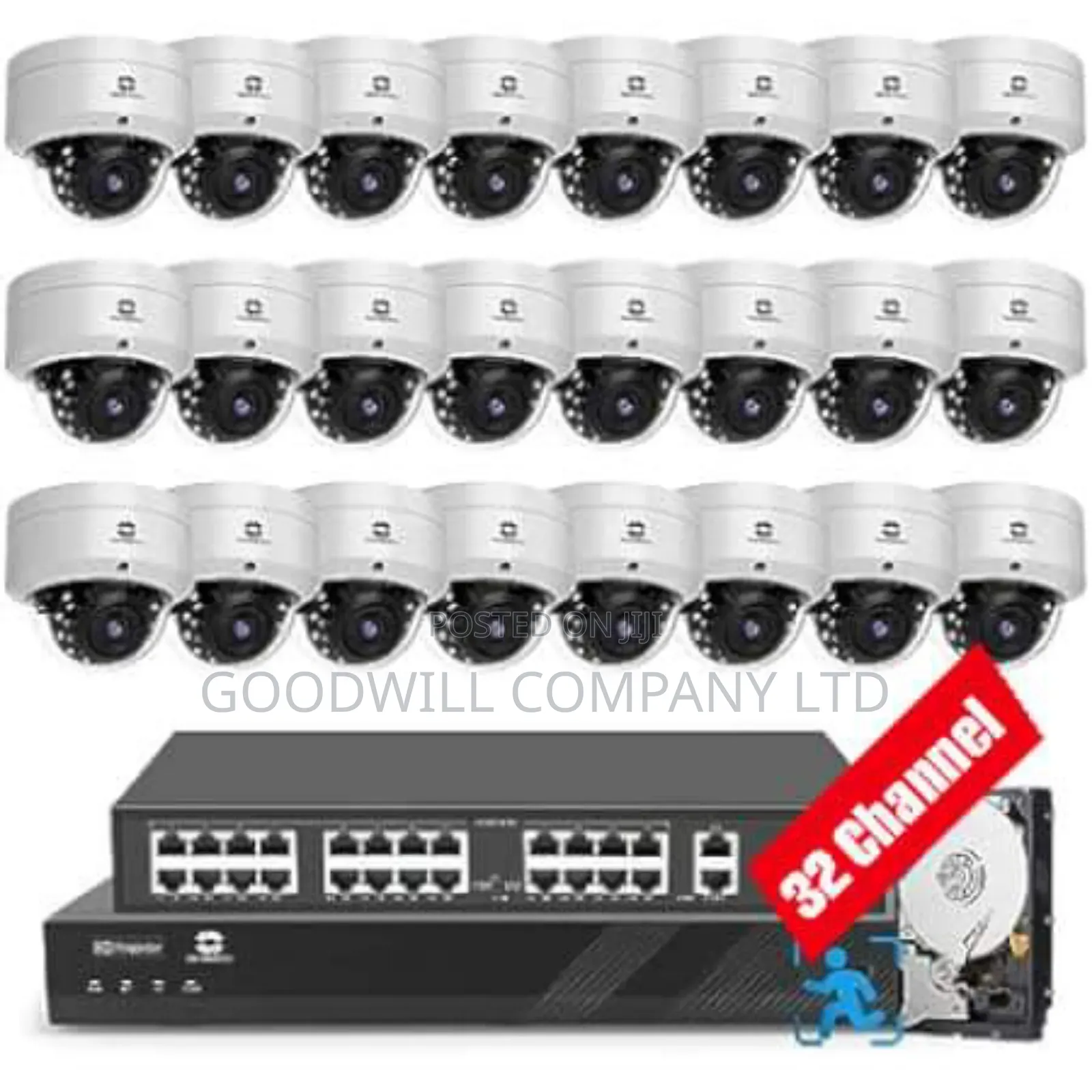 32 Channel Color Vu CCTV Camera Full Kit Tyranny