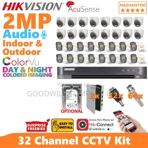 Photo - 32 Channel Color Vu CCTV Camera Full Kit
