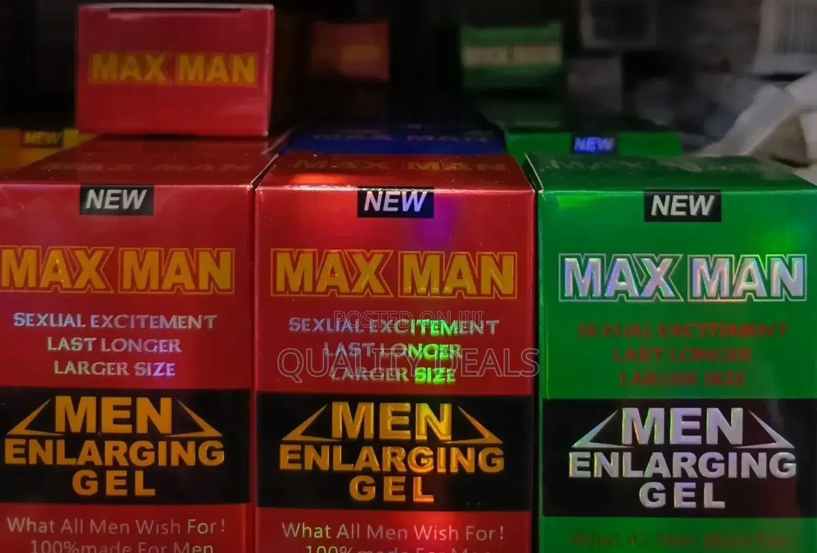 Max Man Enlarging Gel