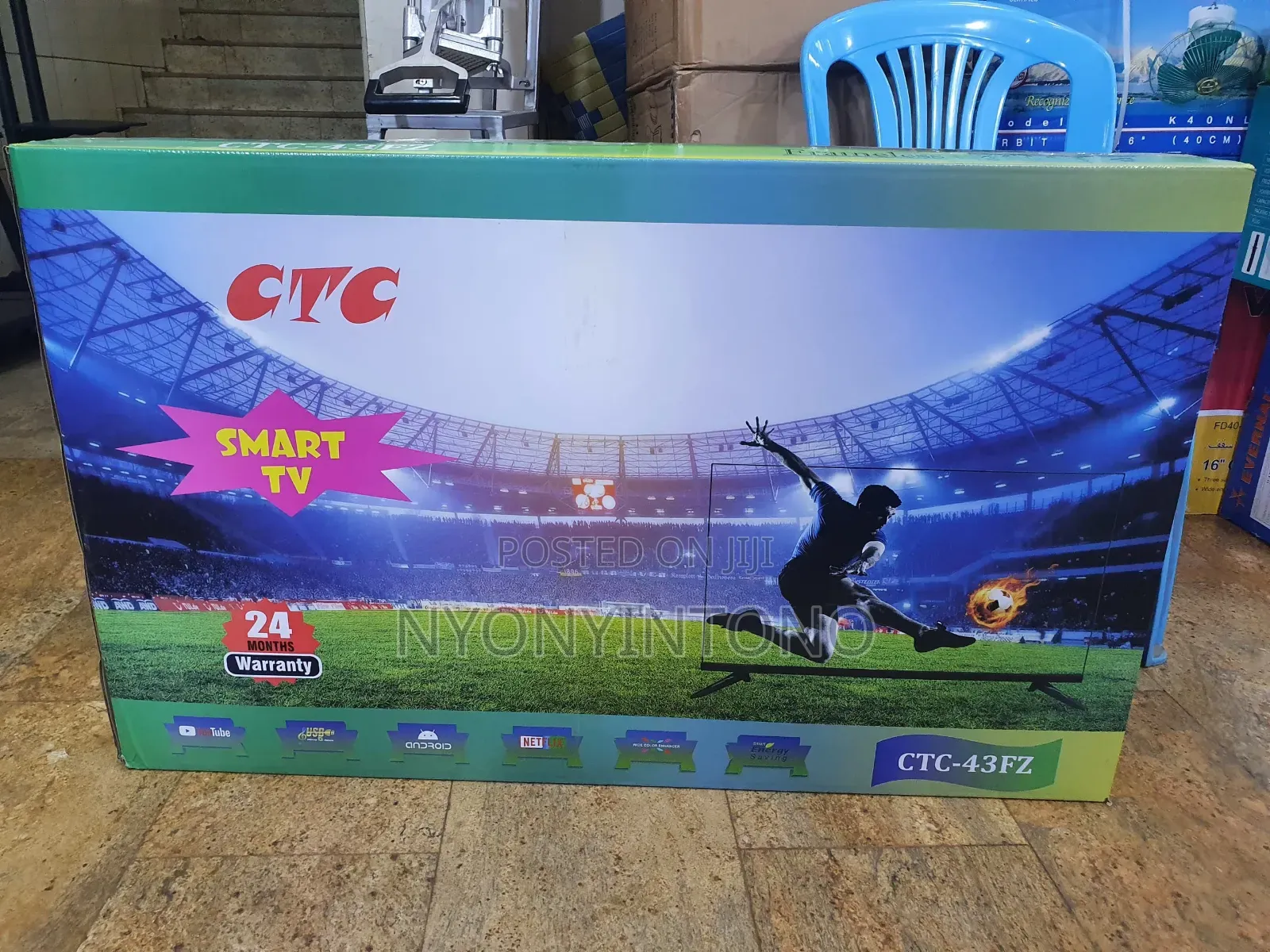 CTC 32inches Digital Frameless Tv With Free to Air Recorder.