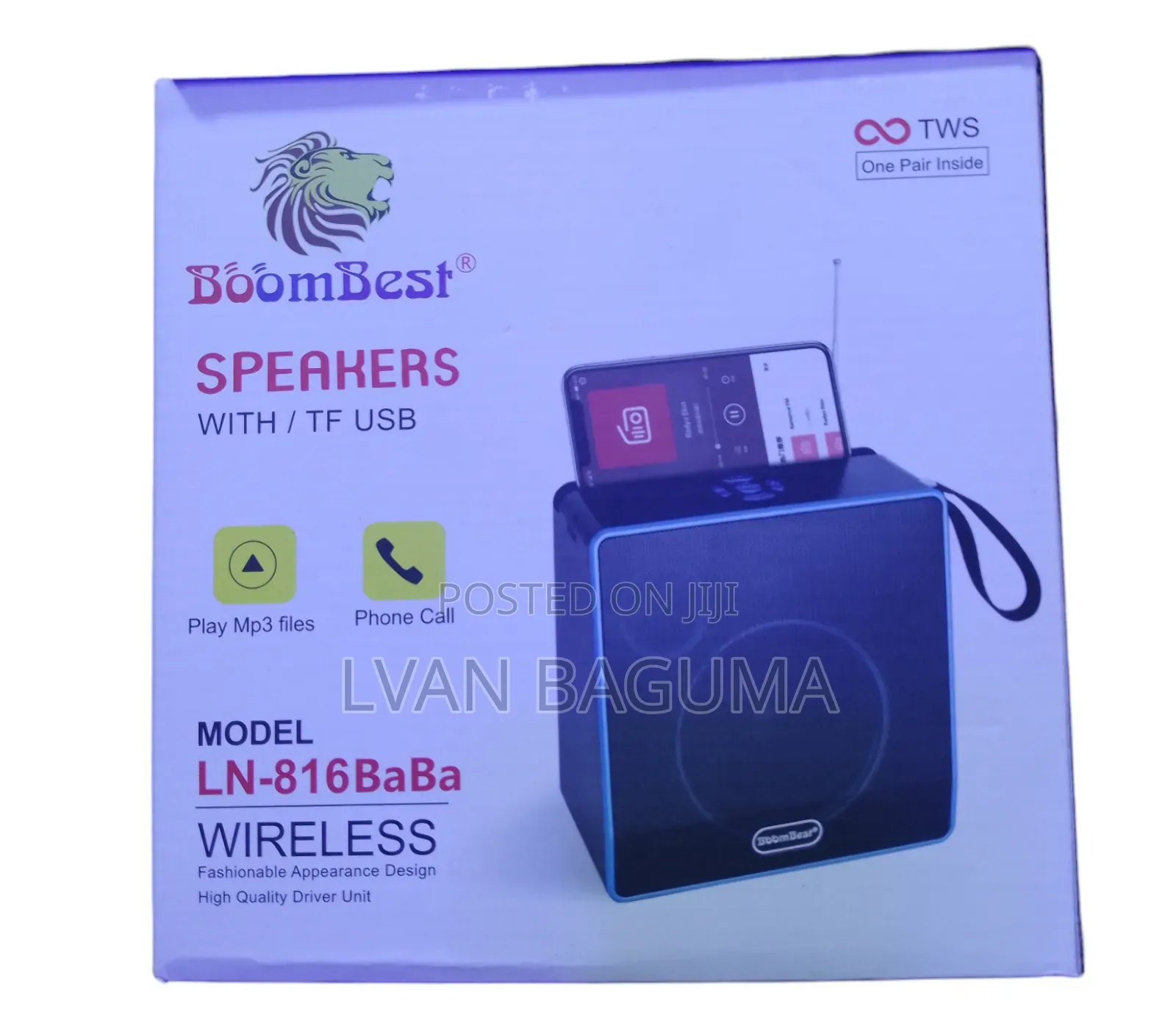 Boom Best Wireless Portable Bluetooth Speaker - LN 816 Baba