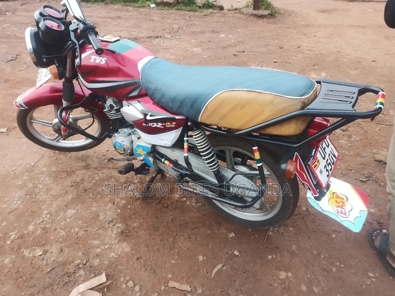 TVS HLX 125 2022 Red