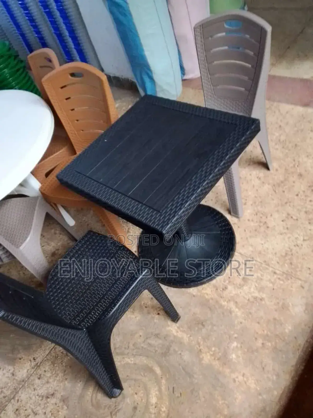 Chairs and Table Plastic