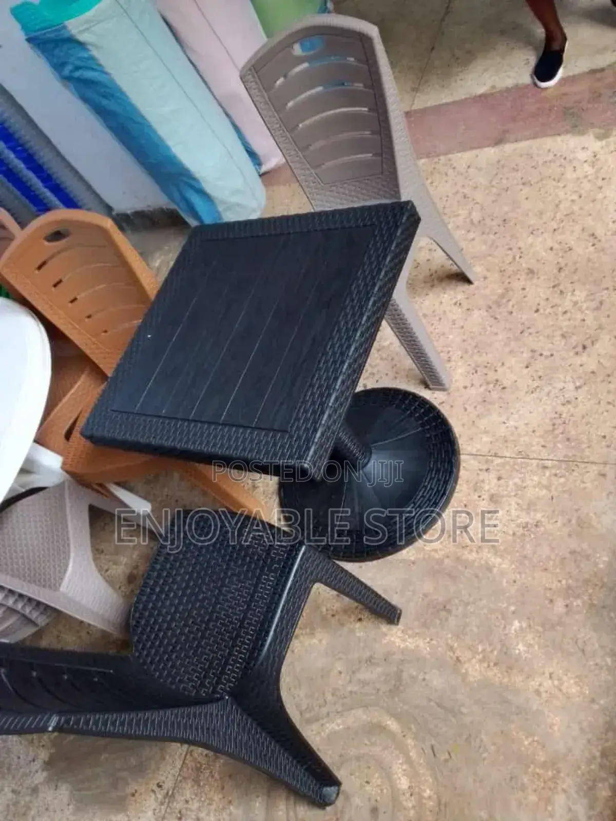 Chairs and Table Plastic