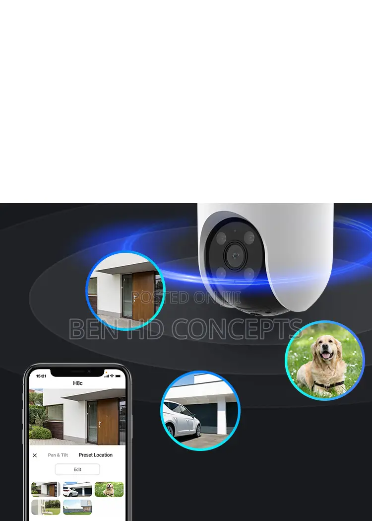 Stand Alone Outdoor Surveillance Camera H8c