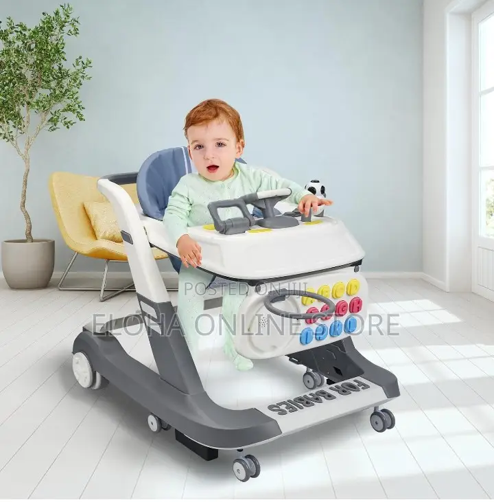4 in 1 Folding Baby Walker,