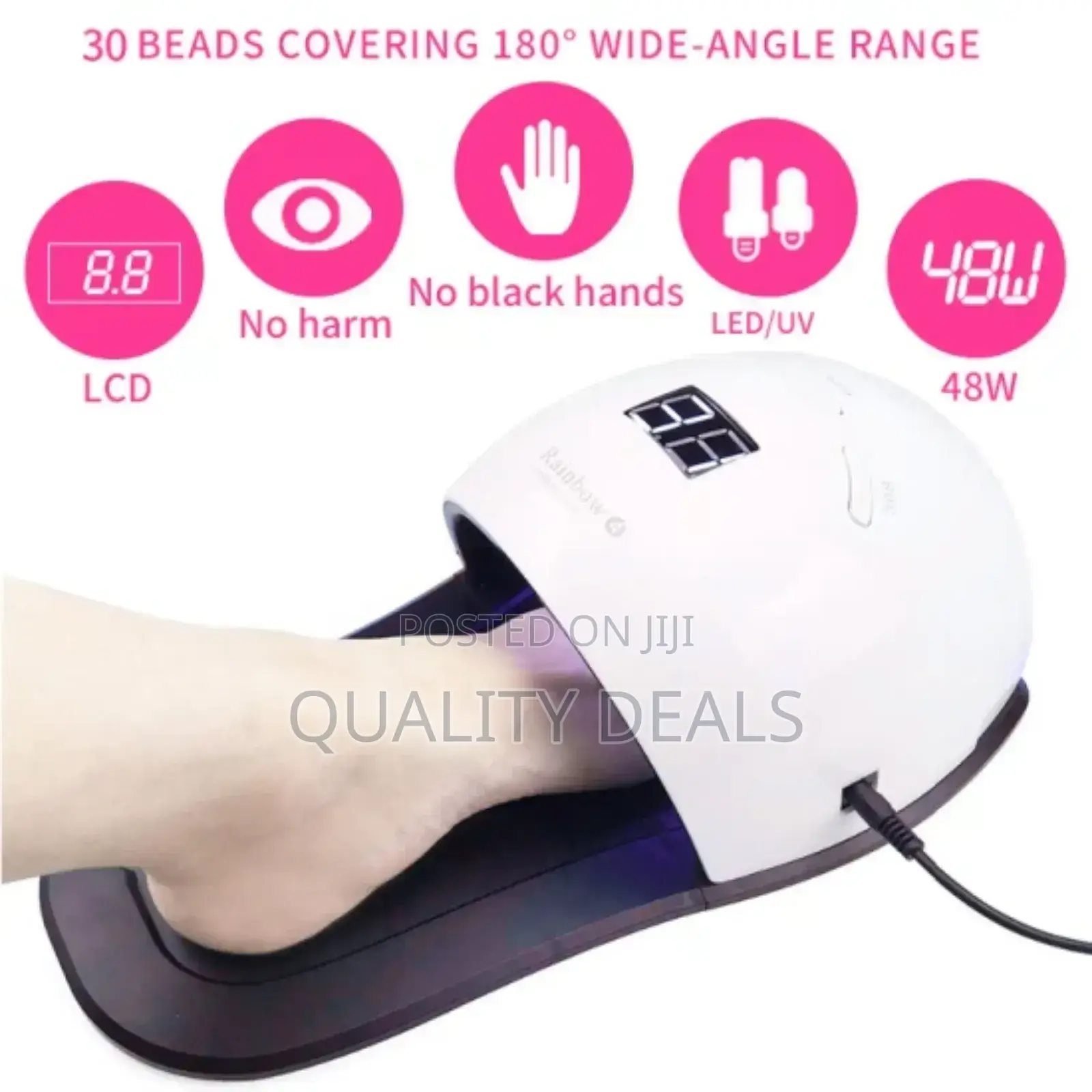 48w Both Hands and Feet UV LED Nail Lamp