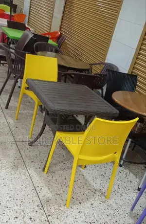 Balcony Table and Portable Chairs