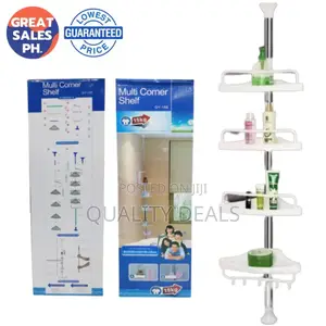 Adjustable Multi Corner Shelf Bathroom/Toilet Organizer