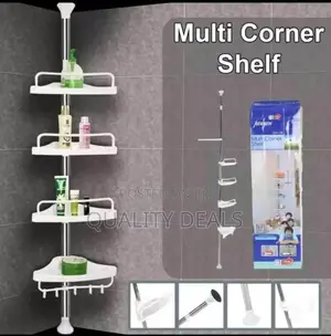 Adjustable Multi Corner Shelf Bathroom/Toilet Organizer