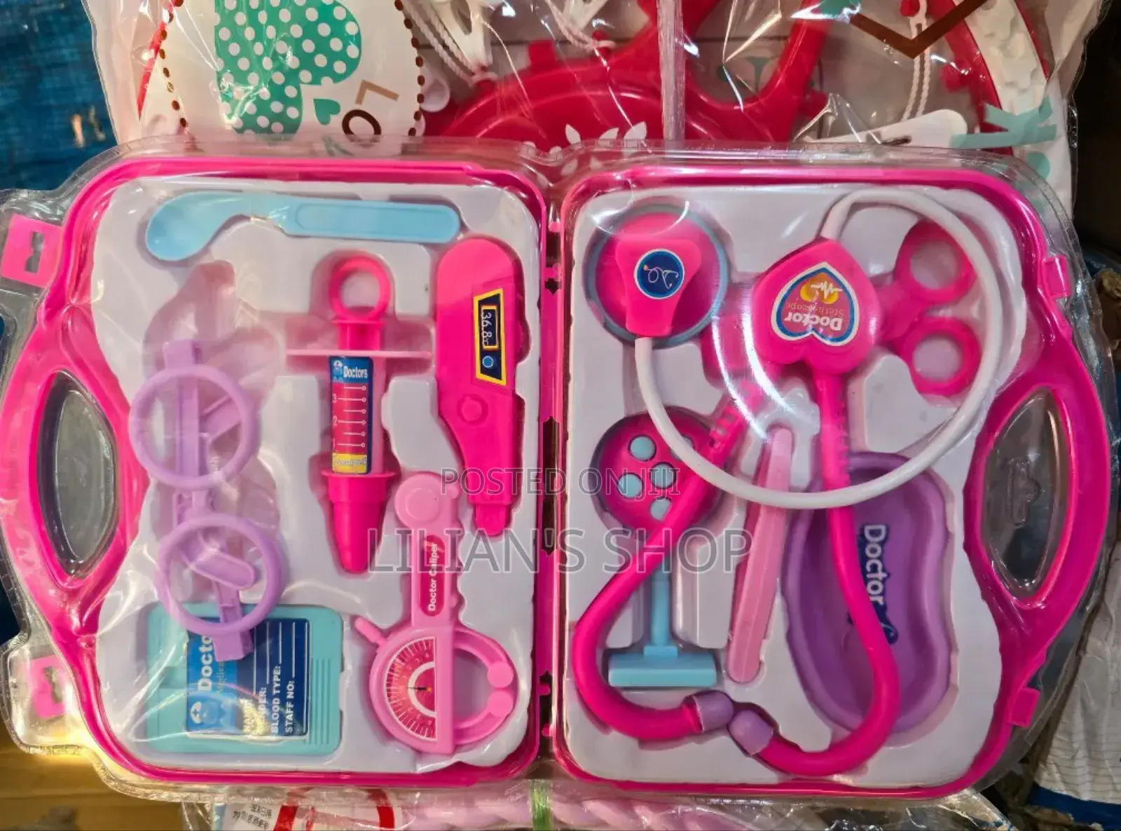 Pink Kids Doctor Set
