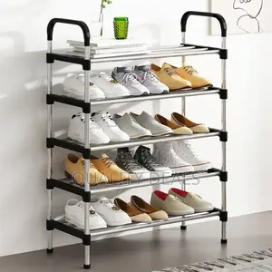 Solid Steel 5 Layer Shoe Rack