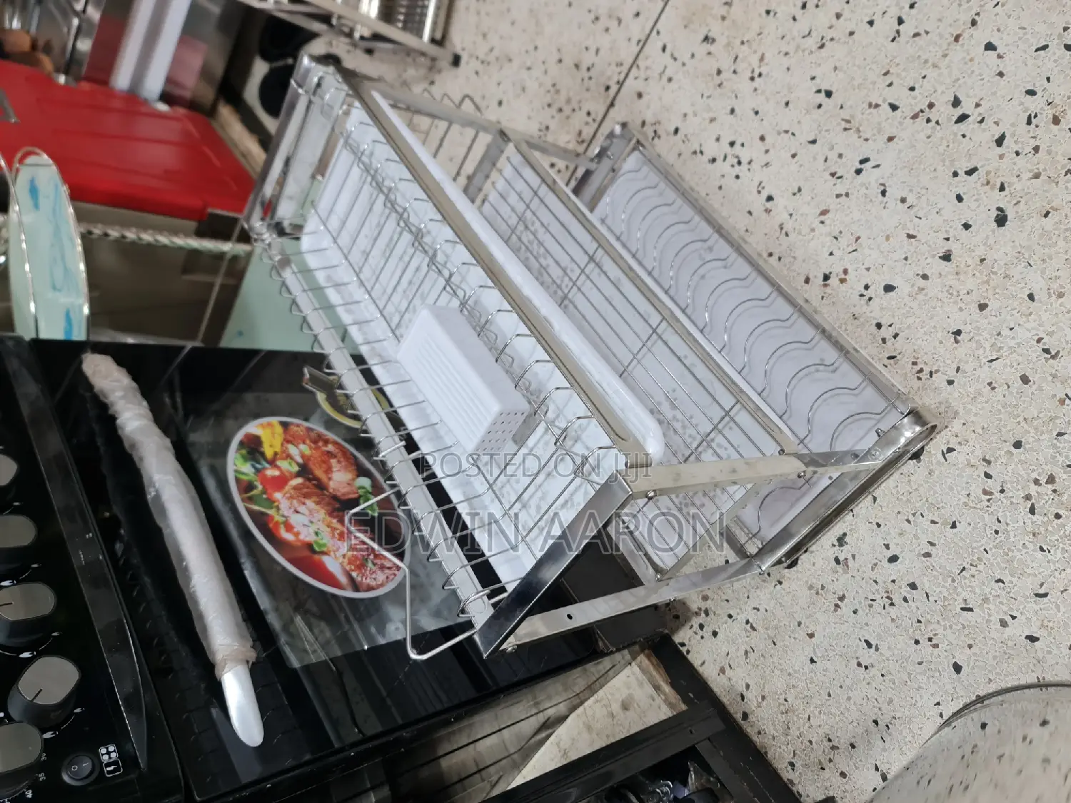 3 Tier Sliver Dish Rack