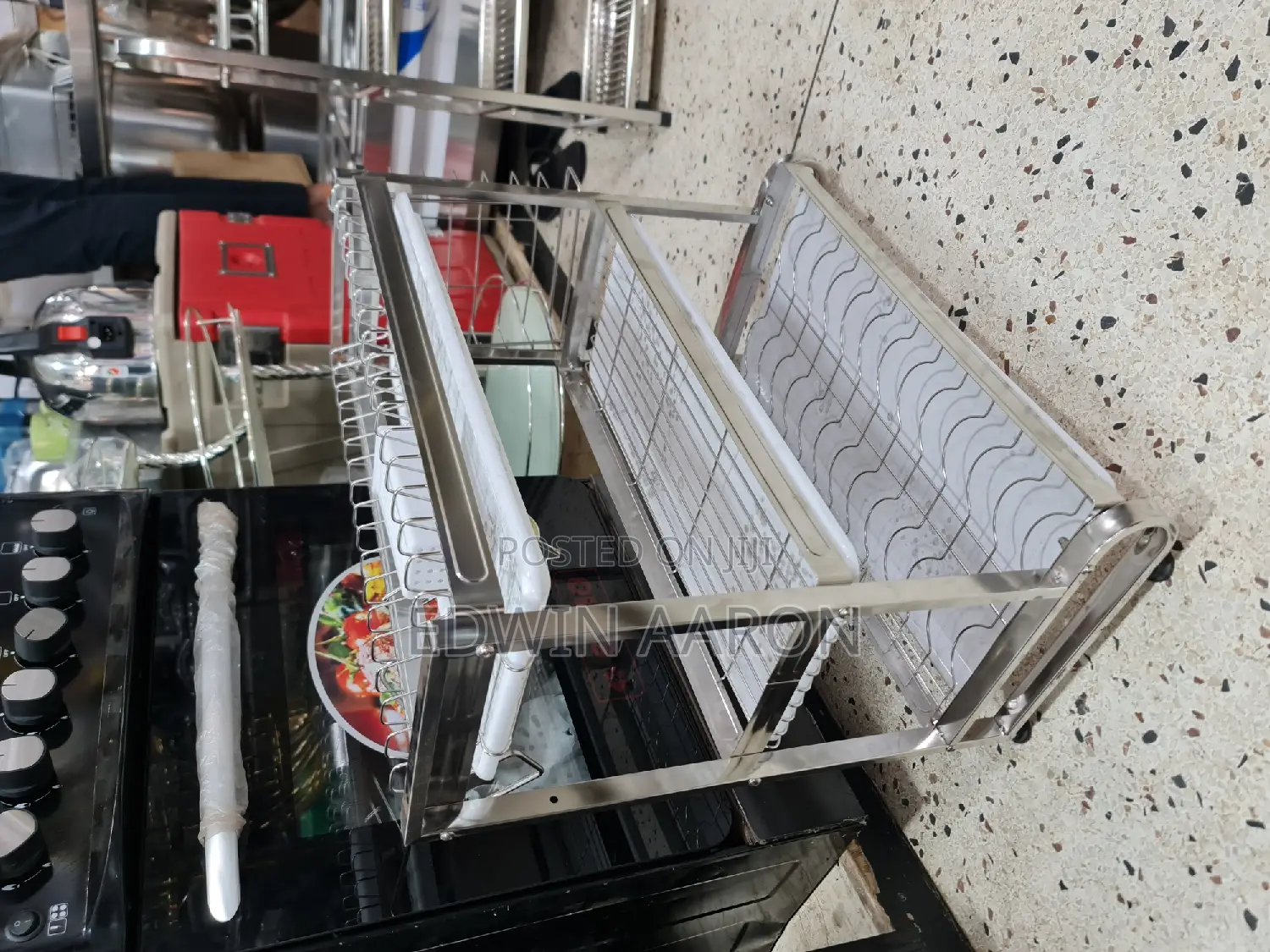 3 Tier Sliver Dish Rack