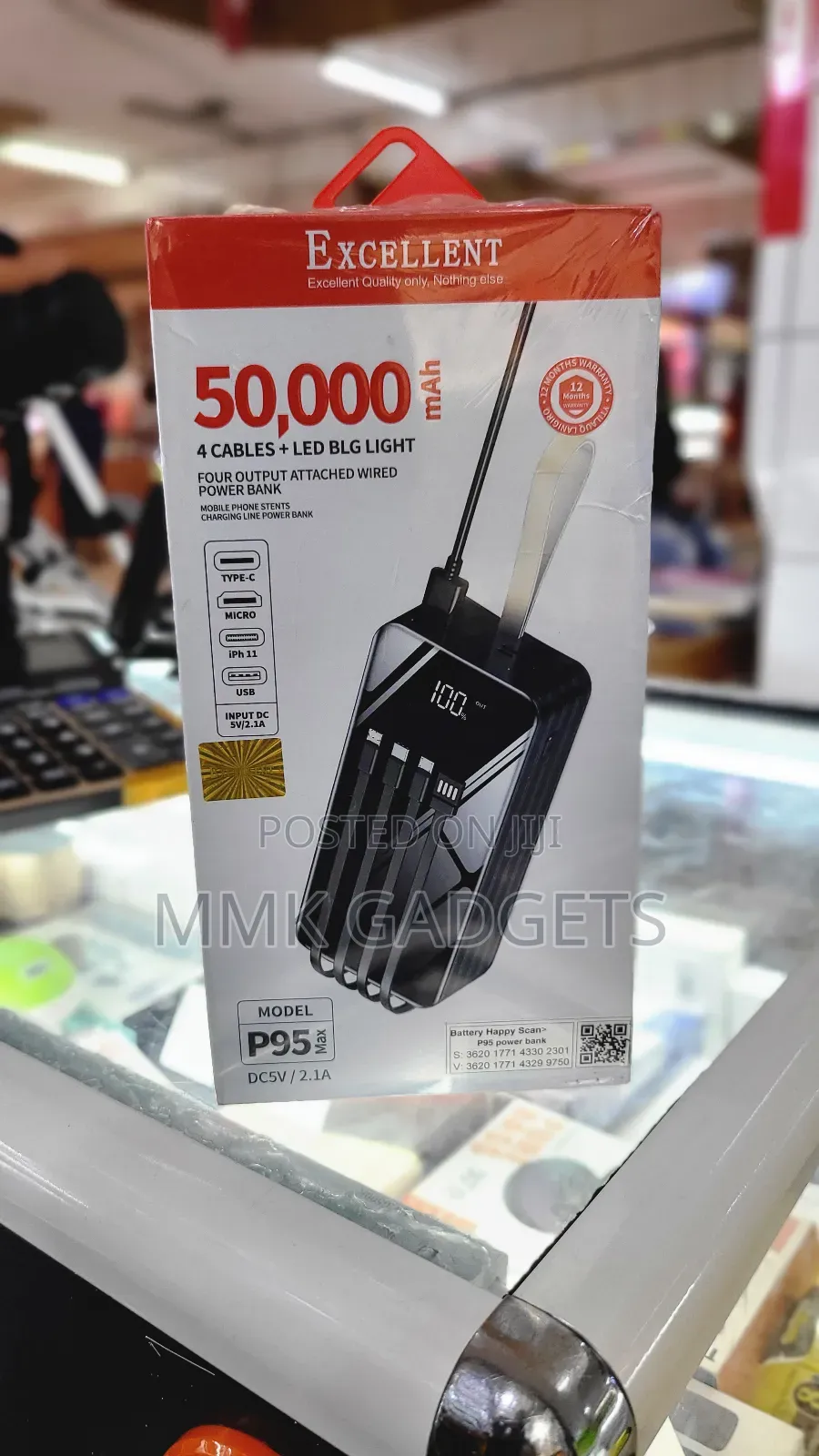 Excellent 50000mah Power Bank