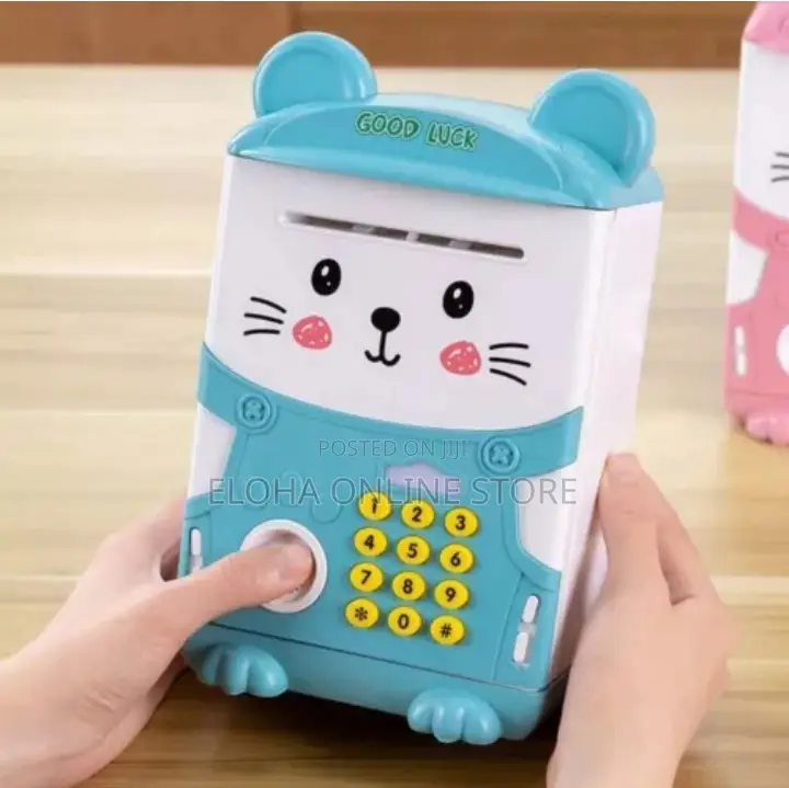 Cartoon Mouse Fingerprint Password Money Box