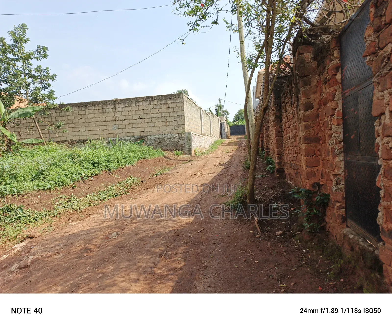 100by50ft Plot for Sale in Buwate