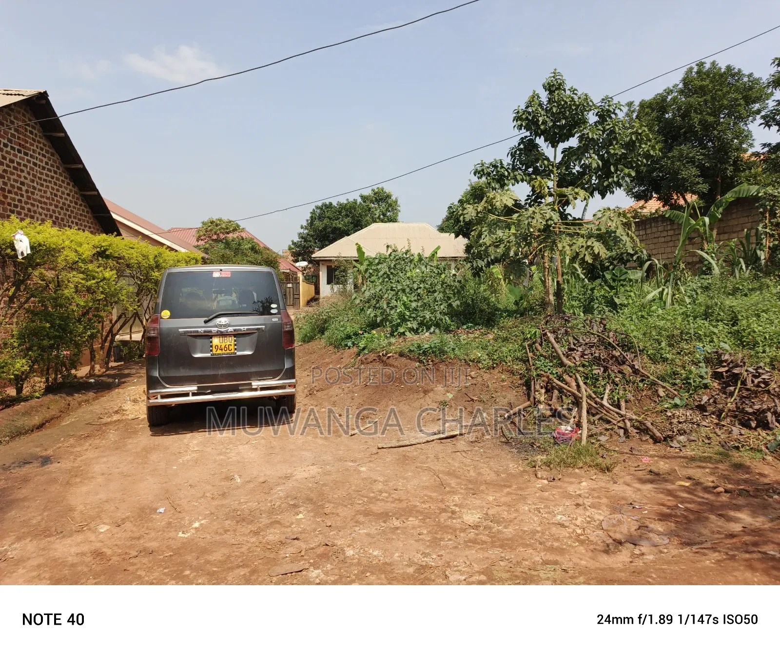 100by50ft Plot for Sale in Buwate