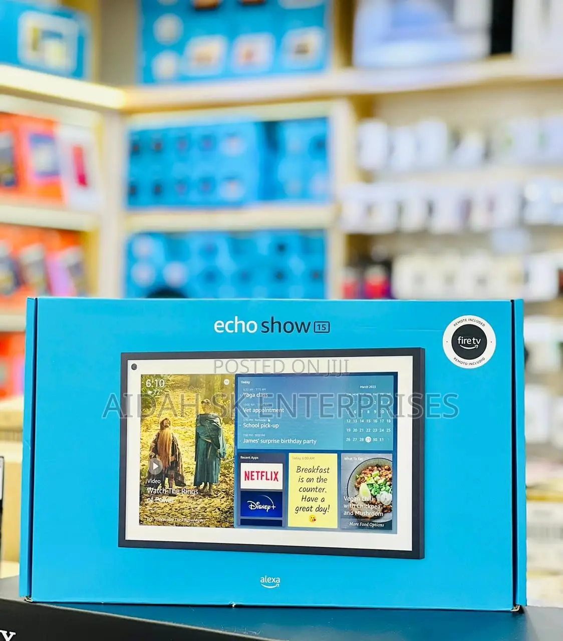 Echo Show 15 | Full HD 15.6" Smart Display With Alexa