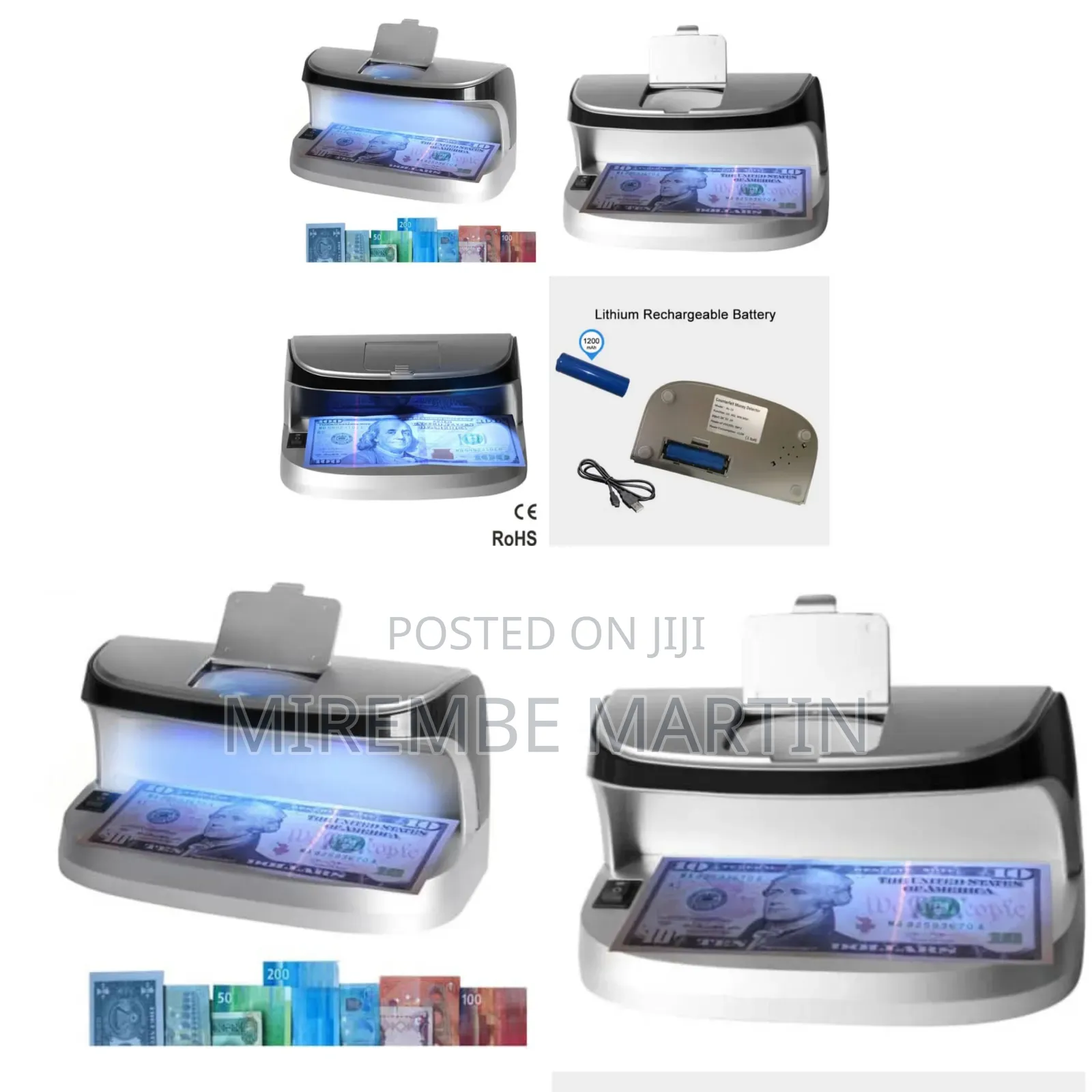 Rechargeable Fake Money Detector