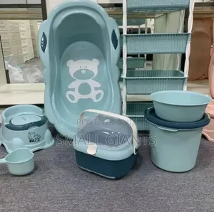 Baby Bath Kit Set With Baby Storage Shelf