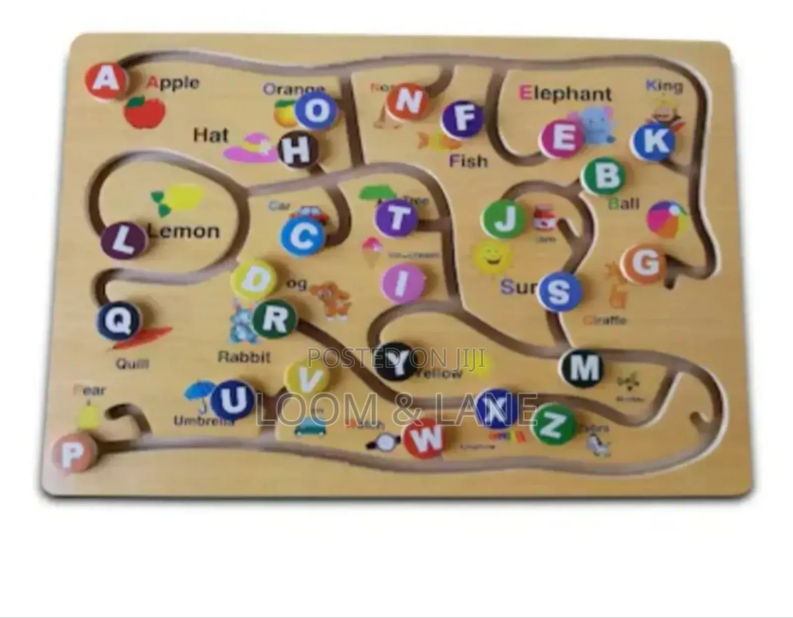 Alphabet Maze Puzzle Game for Kids