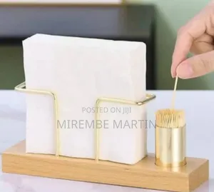 Wooden Tissue Holder