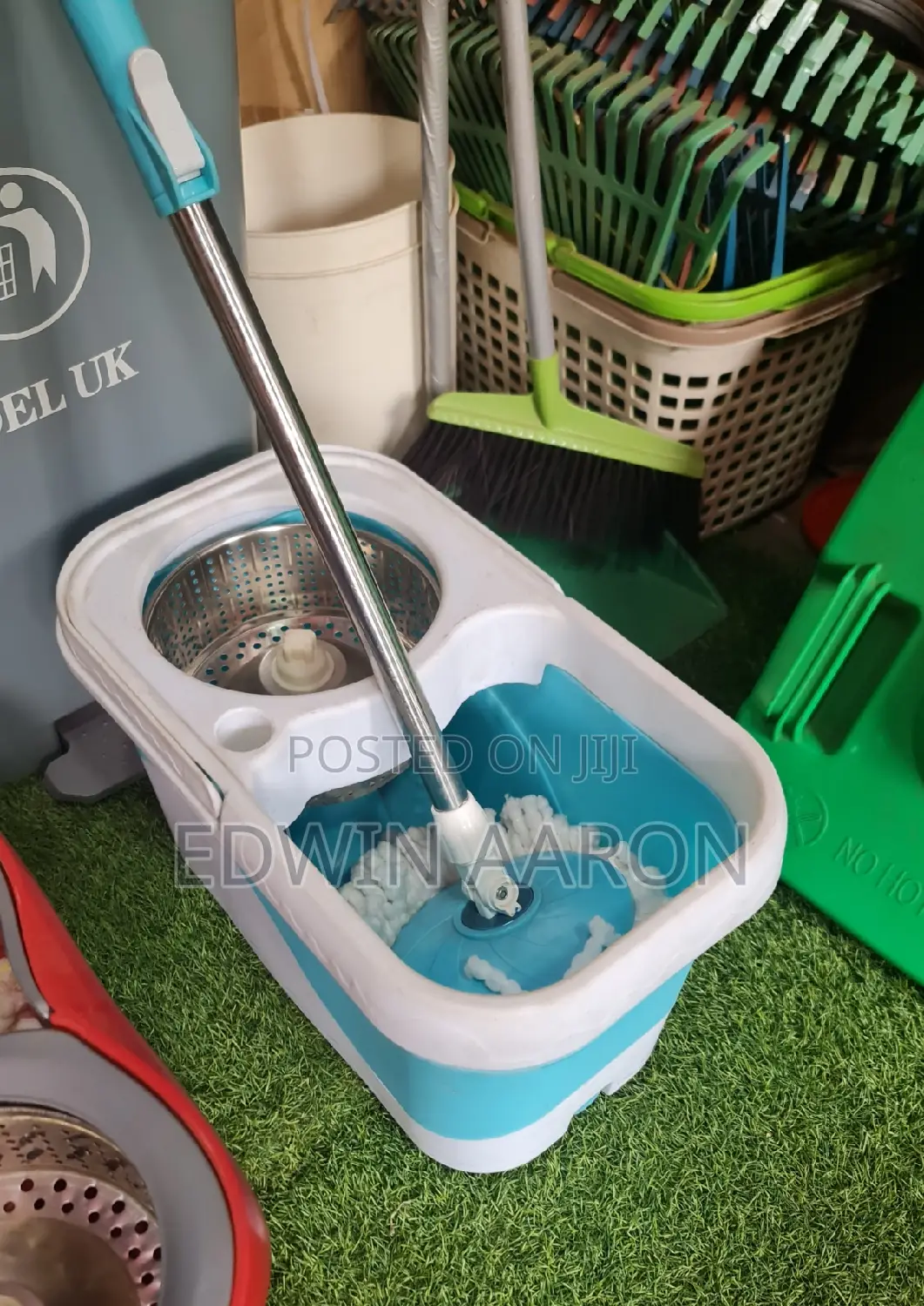 Spin Mopper With a Bucket