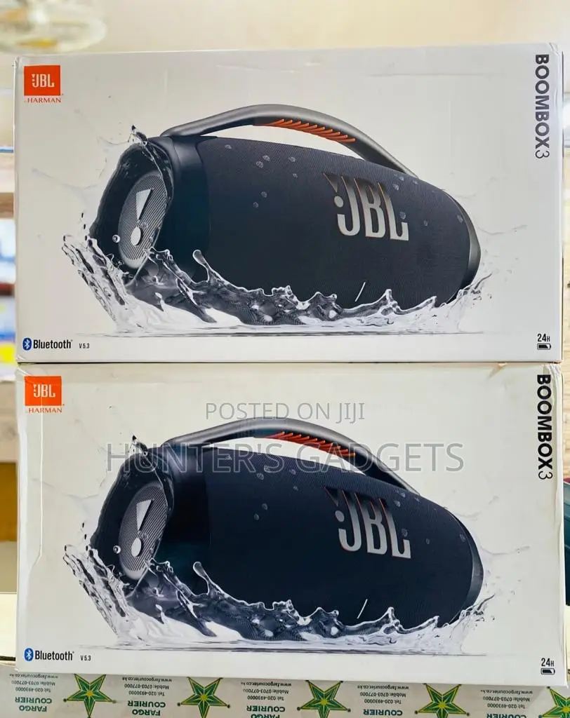 JBL Boombox 3 Bluetooth Rechargeable Portable Speaker
