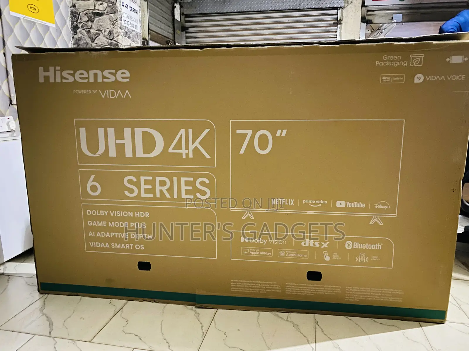 Hisense 70 Inch Smart Uhd A6 Series With Alexa Brand New