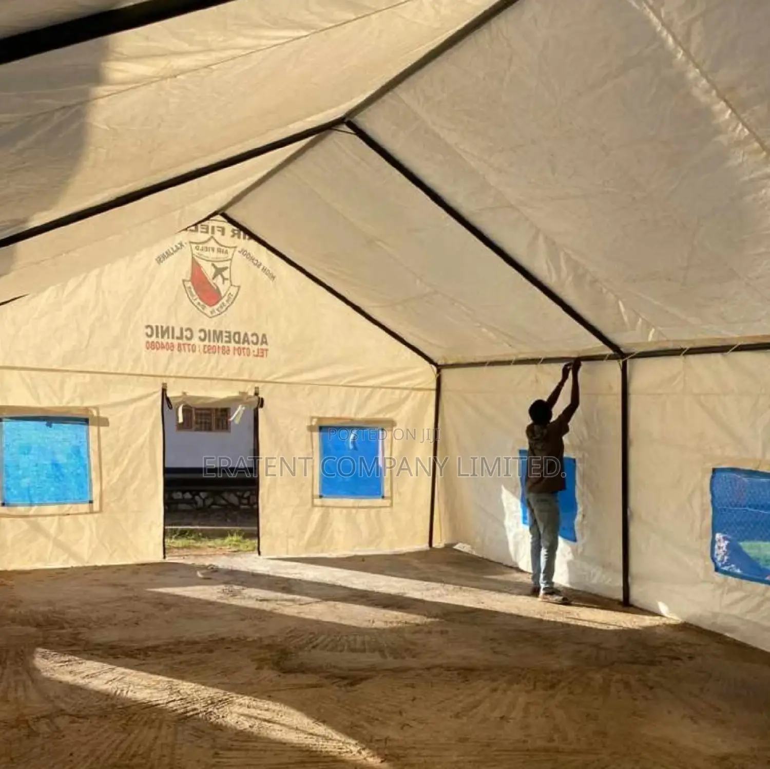 5mx9m PVC Mobile Clinic Tent Heavy Duty