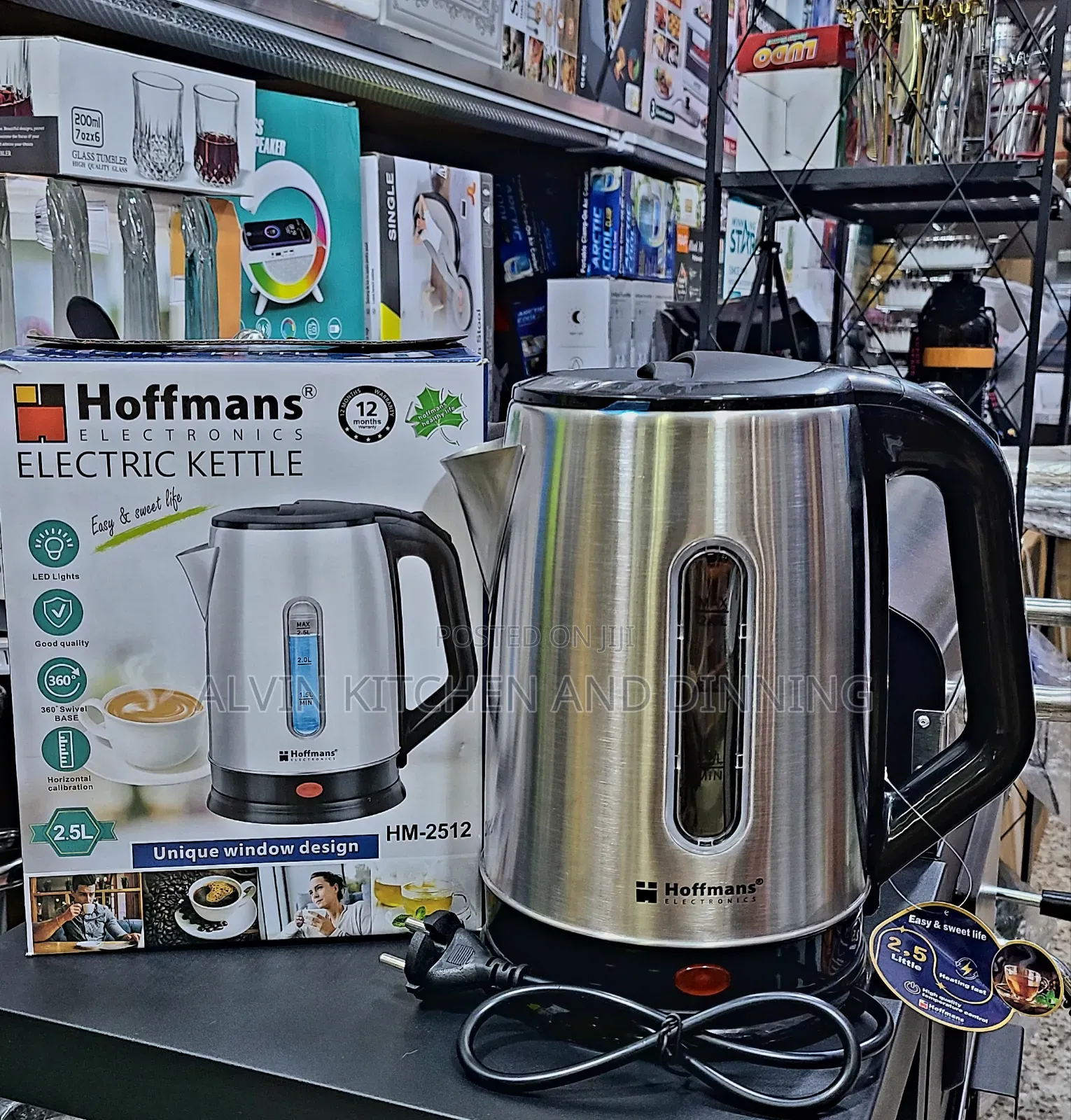 Electric Kettle Hoffman 2.5L