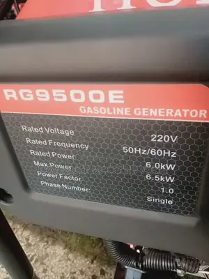 Gasoline Generator 6.5kva 16HP Honda