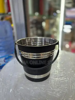 Black Stainless Steel Wine Champagne Bucket