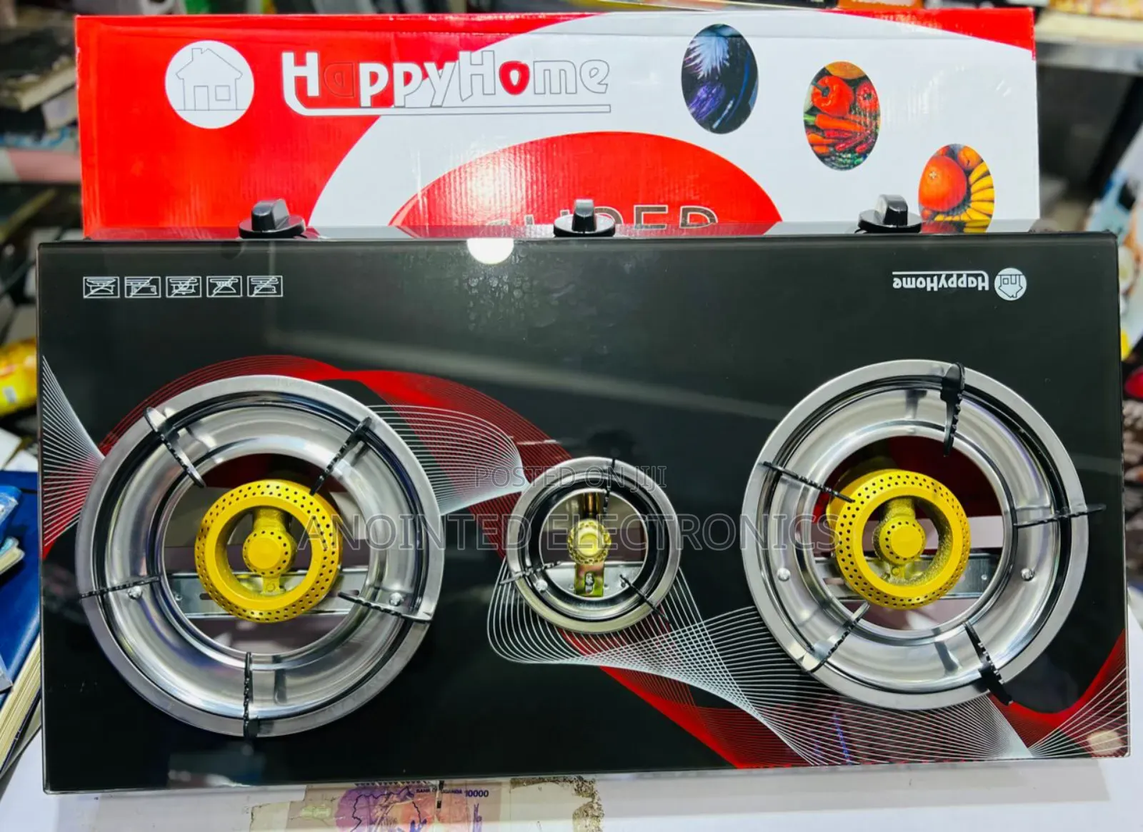 Gas Plate Triple